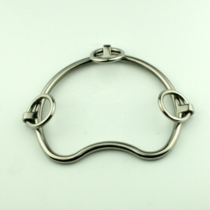 Bocado de caballo OEM de acero inoxidable con revestimiento de plasma azul arcoíris, con mejillas completas, para carreras de caballos, equipo ecuestre, proveedor personalizado - Product Image 5