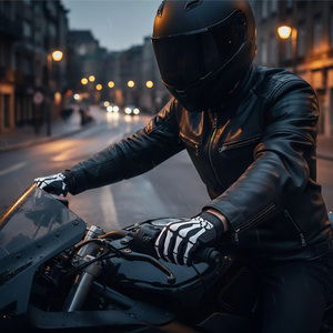 Gants de moto respirants à doigts entiers, antidérapants, résistants à l'usure, unisexes, en polyester, pour motocross et course - Product Image 5