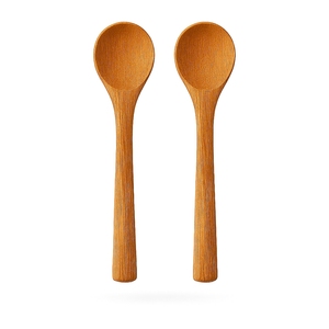Eco-Friendly Handmade Natural Bamboo Wooden Spoon 6-Piece <b>Set</b> for Home Kitchen Cooking Dishwasher <b>Microwave</b> & Oven Safe - Product Image 2