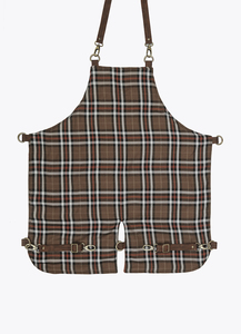 Capa de Peluquería de Lona con Tirantes Cruzados Ajustables en la Cintura, Delantal Textil - Product Image 2