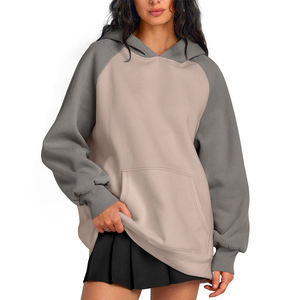 Sudadera Larga para Mujer al por Mayor, Diseño de Logotipo Personalizado, Color Sólido, 100% Algodón Felpa, Ropa de Exterior, Hombro Caído, Antipilling, a la Moda - Product Image 2