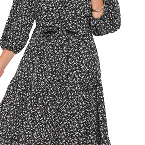 Vestido Maxi Informal para Mujer, Cuello Cuadrado, Vestido Largo - Product Image 5