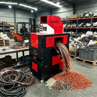 Machine de recyclage de fil de cuivre 90 kg/h pour câbles de voiture et déchets de fils de communication