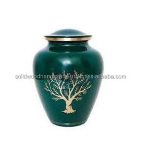 Urnas para adultos de latón de nuevo diseño, urnas hechas a mano para urnas decorativas para hombres y mujeres, urnas funerarias con alta calidad - Product Image 1