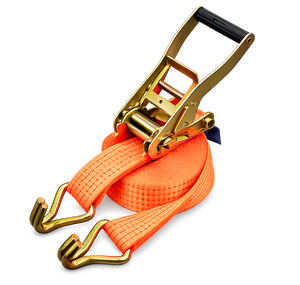 50mm Industrial Cargo Ratchet Strap 5000kg 5m/6m/8m/10m/12m Polyester Tie Down <b>Belt</b> Flat Hooks Vietnam Factory Supply - Product Image 1