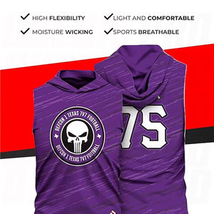 Sudadera Deportiva con Capucha para Fútbol 7v7, Personalización Sublimada con Bandera, Nombre y Número Personalizados, Ropa Deportiva Ligera - Product Image 2
