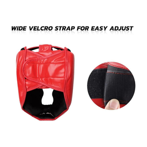 Protège-tête en cuir de haute qualité pour arts martiaux, MMA, boxe, lutte UFC, casque de protection en cuir - Product Image 2