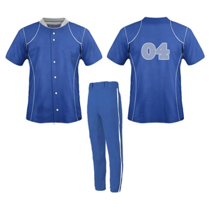 Ensemble Maillot et Pantalon de Baseball Personnalisé Respirant Séchage Rapide Tenue de Sport d'Équipe Fabricant OEM ODM Nom d'Équipe Personnalisé Court - Product Image 4