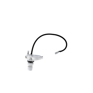 Válvula de llenado compacta para cisterna de inodoro operada por piloto con prevención integrada de reflujo y conexión de rosca de 15/16 pulgadas - Product Image 1