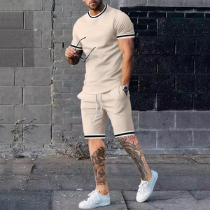 Conjunto Deportivo Personalizado para Hombre, Talla Grande, Sudadera con Capucha de Nailon Transpirable y Pantalones Cortos, Conjuntos de Camiseta y Pantalones Cortos de Verano - Product Image 4
