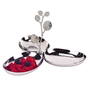 Bol à fruits en métal, acier inoxydable, laiton, pour servir à la maison, à l'hôtel, lors de fêtes - Product Image 3