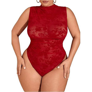 Solid Trader <b>Top</b> Quality Premium Grade Stretch <b>Mesh</b> Beautifully Crafted Slimming <b>Top</b> Elegant <b>Women</b> Body Suit - Product Image 3