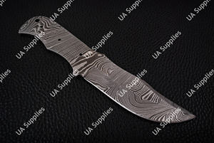 Lame vierge personnalisée OEM en acier Damas 8 pouces pour fabrication de couteaux, vente en gros, haute qualité, 67 couches, pour la chasse, la pêche, le camping, le bushcraft, le bricolage - Product Image 3