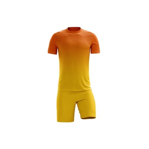 Ensemble de maillots de football pour hommes de haute qualité par sublimation, vêtements de football personnalisés avec numéro et LOGO, uniforme de football pour enfants - Product Image 4