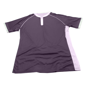 Camiseta de Manga Corta para Hombre, Cuello Redondo, Color Marrón, con Ribete en Contraste, Tejido de Poliéster, Corte Regular, Estilo Casual, Color Sólido - Product Image 4