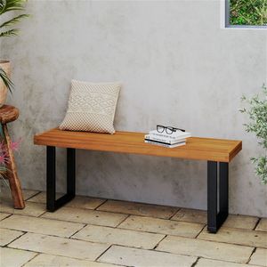 Panca da Giardino/Patio in Legno di Acacia con Capacità di 800 Libbre - Ideale per Hotel e Parchi - Product Image 6