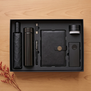 Kit de Regalo Corporativo Todo en Uno: Diario, Termo, Batería Externa, Altavoz, Paraguas, Caja de Promoción Empresarial con Logotipo Personalizado - Product Image 4