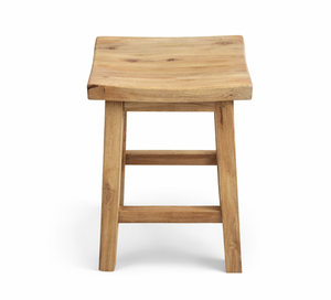 Silla Taburete de Estilo Tradicional Antiguo, Fabricada con Madera de Teca de Alta Calidad, para Baño y Hogar - Product Image 2