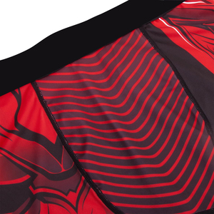 Pantalones Cortos de Compresión para Hombre, Estampado de Tigre Rojo, Spandex y Poliéster, Secado Rápido, Deportivos, Cintura Media, Cierre Elástico - Product Image 6
