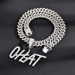 Pendentif Dr. Shana en argent 925 avec moissanite, thème Hip Hop, unisexe, pour usage quotidien - Product Image 2