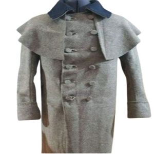 Manteau duffel en laine mélangée pour homme, double boutonnage, boutons à pression, reproduction des grands manteaux français - Product Image 5