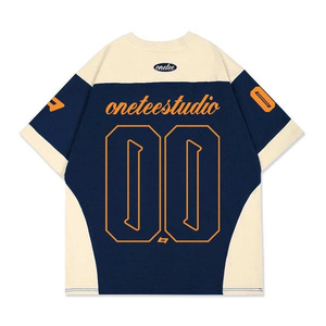 T-shirt homme 100 % coton, coupe ajustée, en dobby, à manches courtes, col rond, style professionnel formel, imprimé numérique sur le devant, écologique - Product Image 2