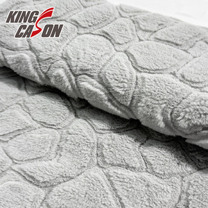 Bufanda de Piel de Conejo Jacquard con Patrón Irregular, Gruesa, Gris, Ecológica, para Decoración del Hogar, <span class=keywords><strong>Precio</strong></span> Económico, KINGCASON - Product Image 2
