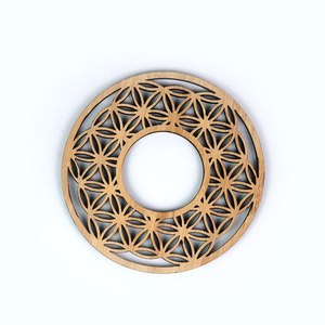 Nueva Colección de Posavasos de Madera Duraderos con Grabado de Flores, Tamaño Personalizado, Regalo de Bienvenida Moderno, Vajilla para Tazas de Té, Cocina, Hogar, Restaurante - Product Image 4