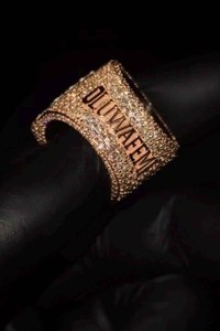 Moissanite Custom Name <b>Ring</b> Iced Out Luxury Statement <b>Ring</b> Sparkling Personalized Jewelry Hip Hop Fashion Gift For <b>Men</b> And Women - Product Image 3