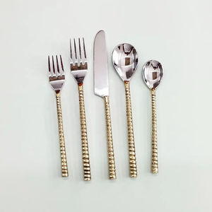 Modern Stainless Steel <b>Flatware</b> Set Spoons Forks Knives Dishwasher Safe Lightweight for Kitchen Restaurant Hotel Banquet Dining - Product Image 1