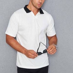 Polo d'été pour homme respirant en coton 100% couleur verte - Product Image 4