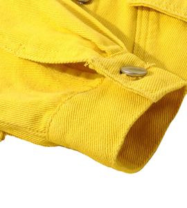 Chaqueta Vaquera Casual de Mezclilla para Mujer, Estilo Vintage, Lavado Medio, Corte Holgado, con Bolsillos Delanteros, Ropa Urbana para Mujer 2026 - Product Image 3