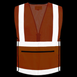 Gilet de sécurité réfléchissant professionnel, gilet de patrouille haute visibilité, veste de sécurité en maille respirante - Product Image 5