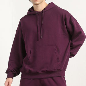 Conjunto de Dos Piezas a la Moda para Hombre, Diseño Personalizado, Color Sólido, Hombros Caídos, Chándal Transpirable y Resistente, del Mejor Fabricante de Ropa - Product Image 5