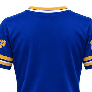 Camiseta de Hockey para Mujer, Negra, con Letras Griegas Sigma Gamma Rho, Cuello en V, Manga Corta, Uniforme Deportivo para Equipo de Hermandad - Product Image 4
