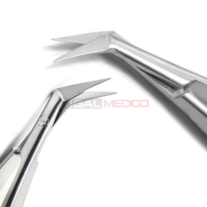 Ciseaux angulaires Noyes 4,72 pouces en acier inoxydable de haute qualité – Fournisseur en gros d'instruments chirurgicaux dentaires et orthodontiques - Product Image 4