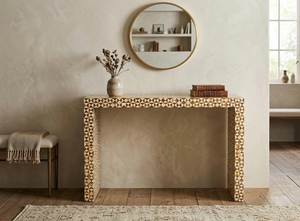 Premium Quality Bone Inlay <b>Console</b> <b>Table</b> For Entryway Hallway And Living Room Decoration At Wholesale Price - Product Image 1