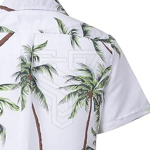 เสื้อยืดฮาวายทนทาน สวมใส่สบาย ทรงเข้ารูป เสื้อยืดฮาวายผู้ชาย เสื้อผ้าลำลอง เสื้อยืดฮาวายเรียบง่าย ปากีสถาน - Product Image 4