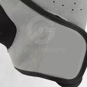 Customized Logo Half <b>Finger</b> Leather Weight Lifting Gloves for Gym Use Non-Slip Adjustable Wrist <b>Strap</b> New Design - Product Image 4