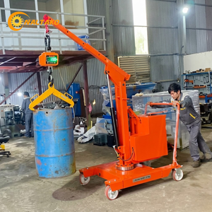 Naltako 1000kg Self-Propelled Mini Hydraulic Floor Crane 360 Rotating for Bulky Cargo Lifting - Product Image 1
