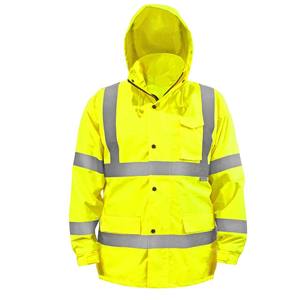 Ensemble de pluie imperméable et chaud pour l'extérieur, haute visibilité, réfléchissant, veste et pantalon de sécurité, tenue de travail industrielle durable - Product Image 6