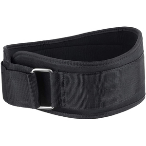 Cinturones de levantamiento de pesas de alta calidad, personalizados, resistentes, para hombres y mujeres, de cuero PU negro, con cierre de hebilla, para gimnasio, fitness, entrenamiento de potencia. - Product Image 2