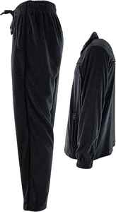 Ensemble de survêtement en molleton pour homme, coupe slim, deux pièces, sweat à capuche zippé et pantalon de jogging, personnalisable, hiver, gym, streetwear - Product Image 3