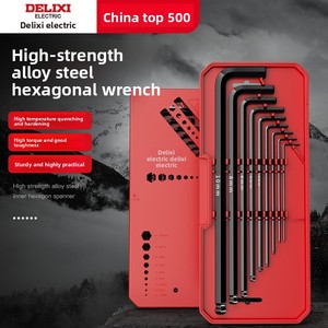Delixi chrome-vanadi hợp kim thép điện Hex Key Set Torx Hex tuốc nơ vít Công cụ lục giác cờ lê Bộ sưu tập phần cứng - Product Image 2