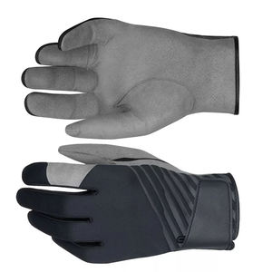 Golf Glove Microfiber Non-Slip Unisex Sports Right Hand Pull On <b>Wrist</b> <b>Strap</b> Gray Black - Product Image 3