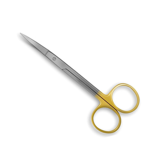 กรรไกรตัดม่านตาแบบมืออาชีพ ปลายแหลมคม ทำจากเหล็กกล้าไร้สนิมเกรดผ่าตัด สำหรับการผ่าตัดและตัดชิ้นเนื้อ - Product Image 1