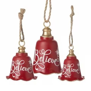 Campanas Colgantes de Metal para Navidad, Adorno Decorativo Navideño - Product Image 1