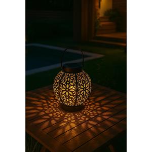 Linterna estrella con proyección de estrellas Luces decorativas para jardín y patio Iluminación exterior única - Product Image 4