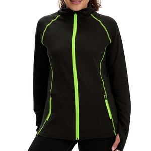 Women's Eco-Friendly Breathable <b>Lightweight</b> Sun Protective <b>Running</b> Rainwear <b>Jacket</b> with Stand Collar Zipper Closure Quick Dry - Product Image 1