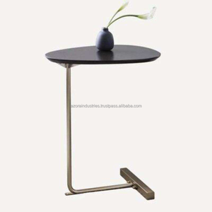 Mesa auxiliar de aluminio Mesa auxiliar de sofá de diseño único hecha a mano para muebles de sala de estar y dormitorio de Azora Industries - Product Image 5